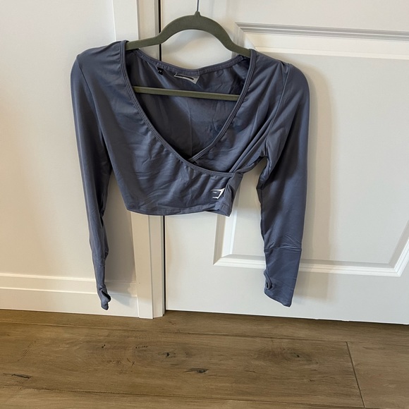 Gymshark faux wrap crop top size small - Picture 1 of 1